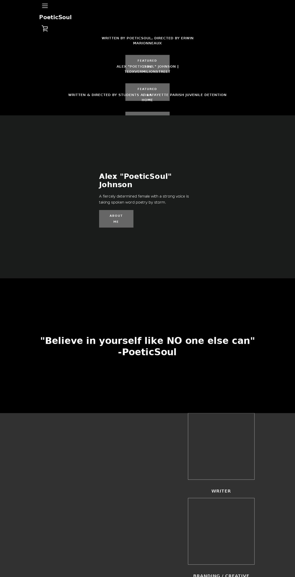 poeticsoul337.com — Shopify storefront screenshot