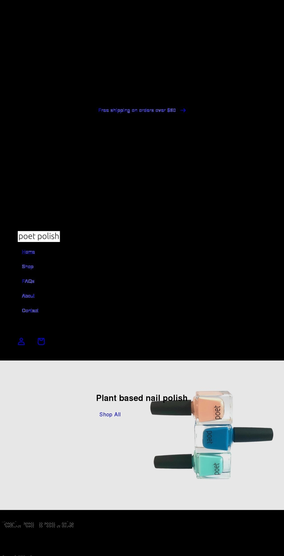 poetpolish.com shopify website screenshot