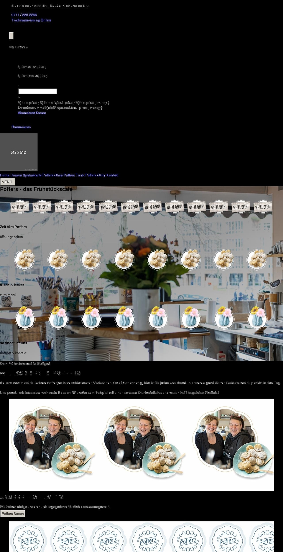 Tsopoffer Shopify theme site example poffers.de