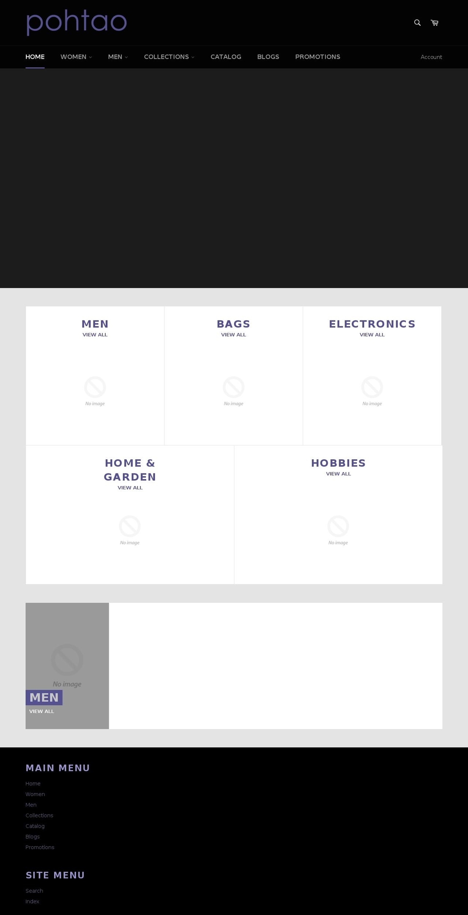 pohtao.com — Shopify storefront screenshot