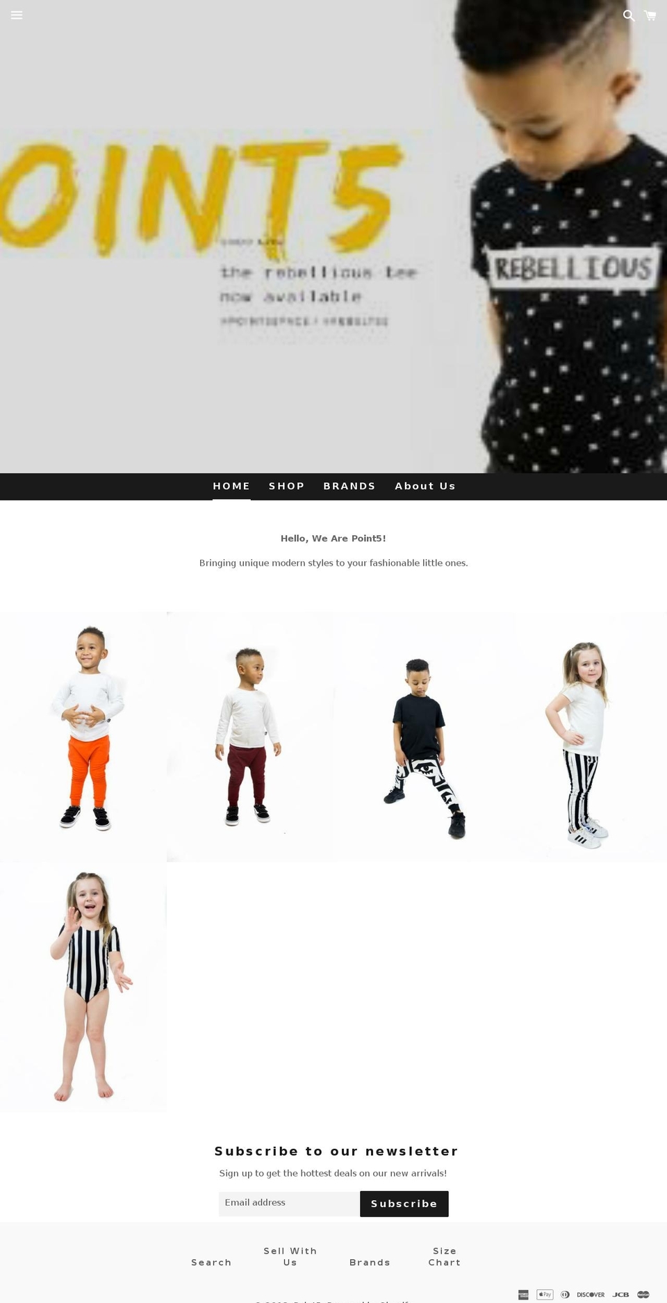 point5space.com — Shopify storefront screenshot