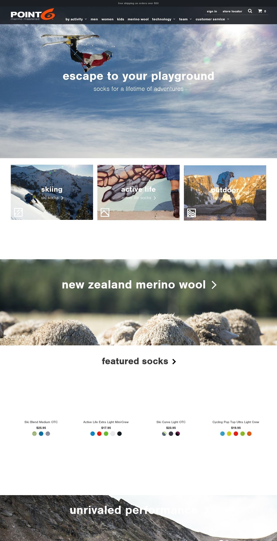 point6.com shopify website screenshot
