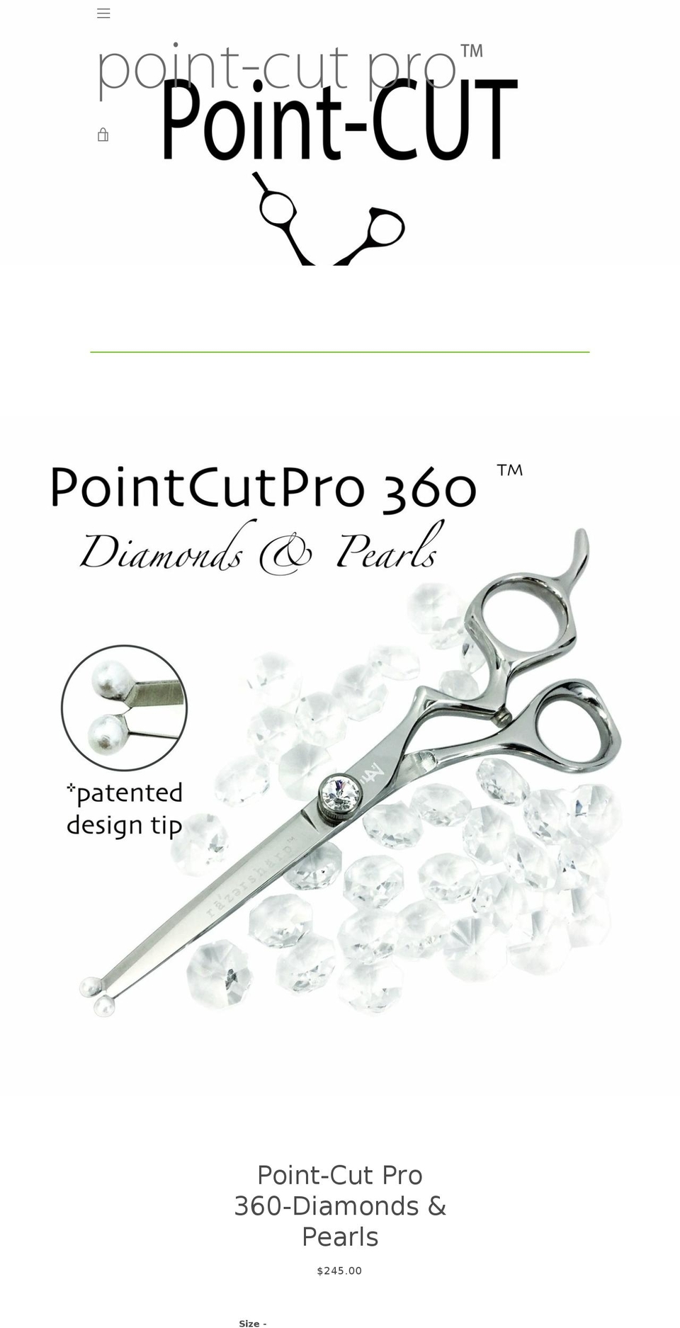 pointcutlikeaboss.com — Shopify storefront screenshot