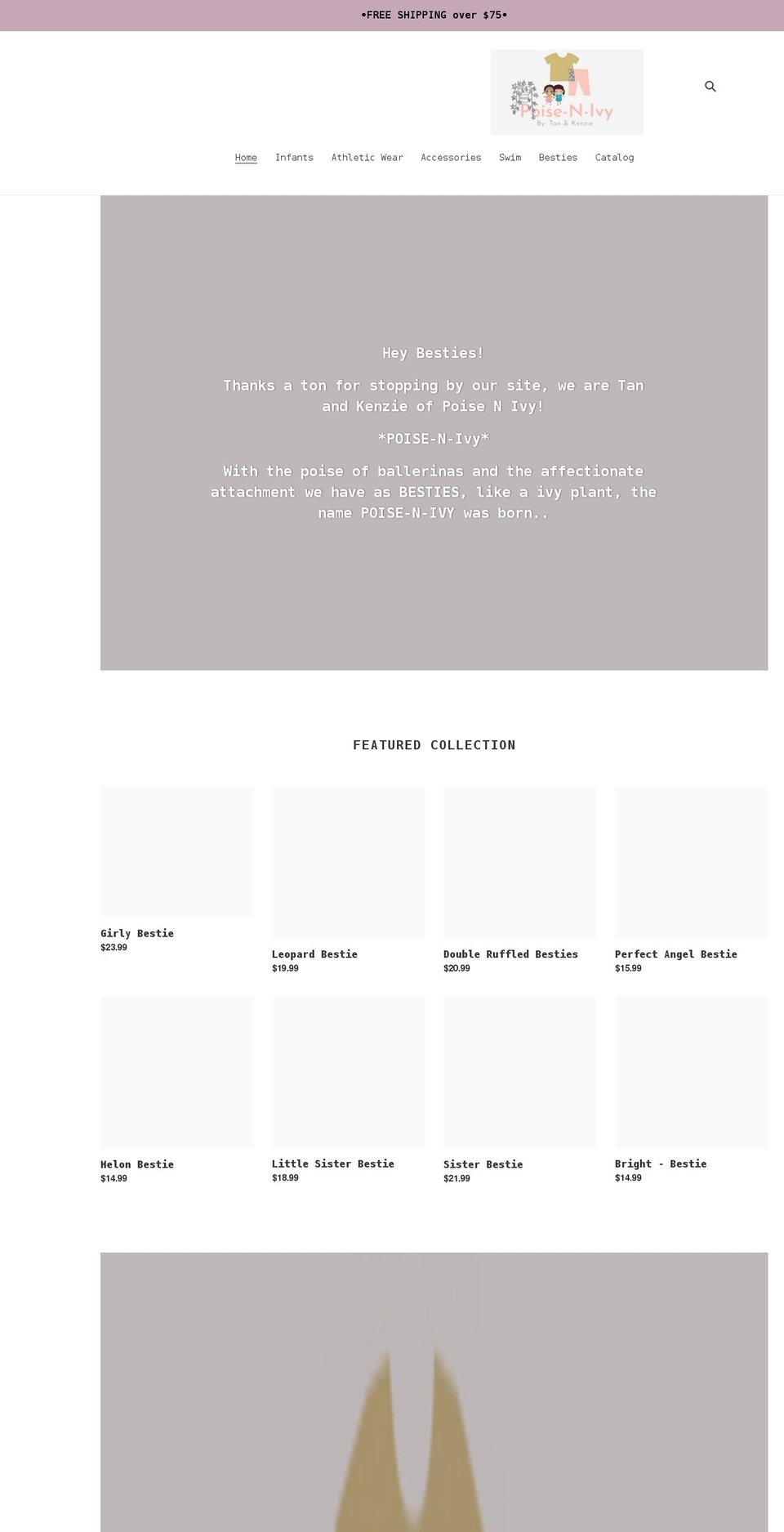 poisenivytk.com shopify website screenshot