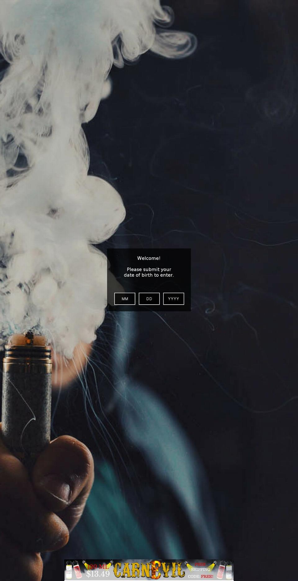 poisonelixir.com — Shopify storefront screenshot