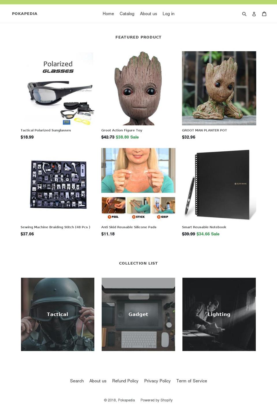 pokapedia.com — Shopify storefront screenshot