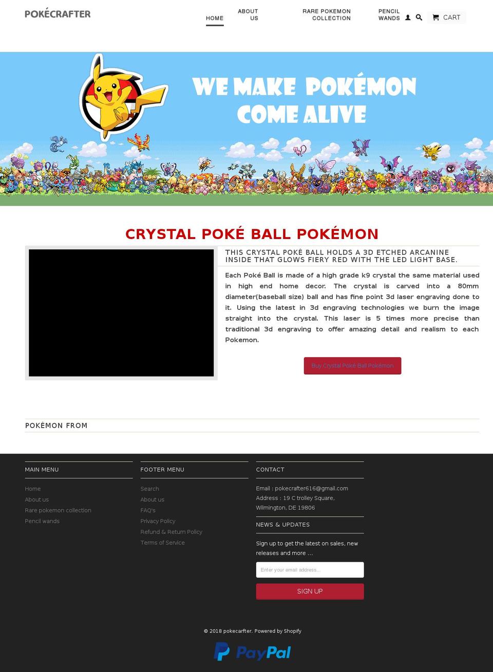 1-retina-3-2-2 Shopify theme site example pokecrafter.com