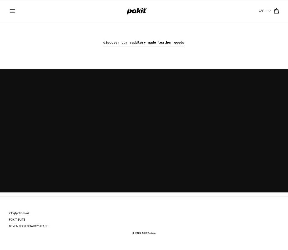 pokitbags.com — Shopify storefront screenshot