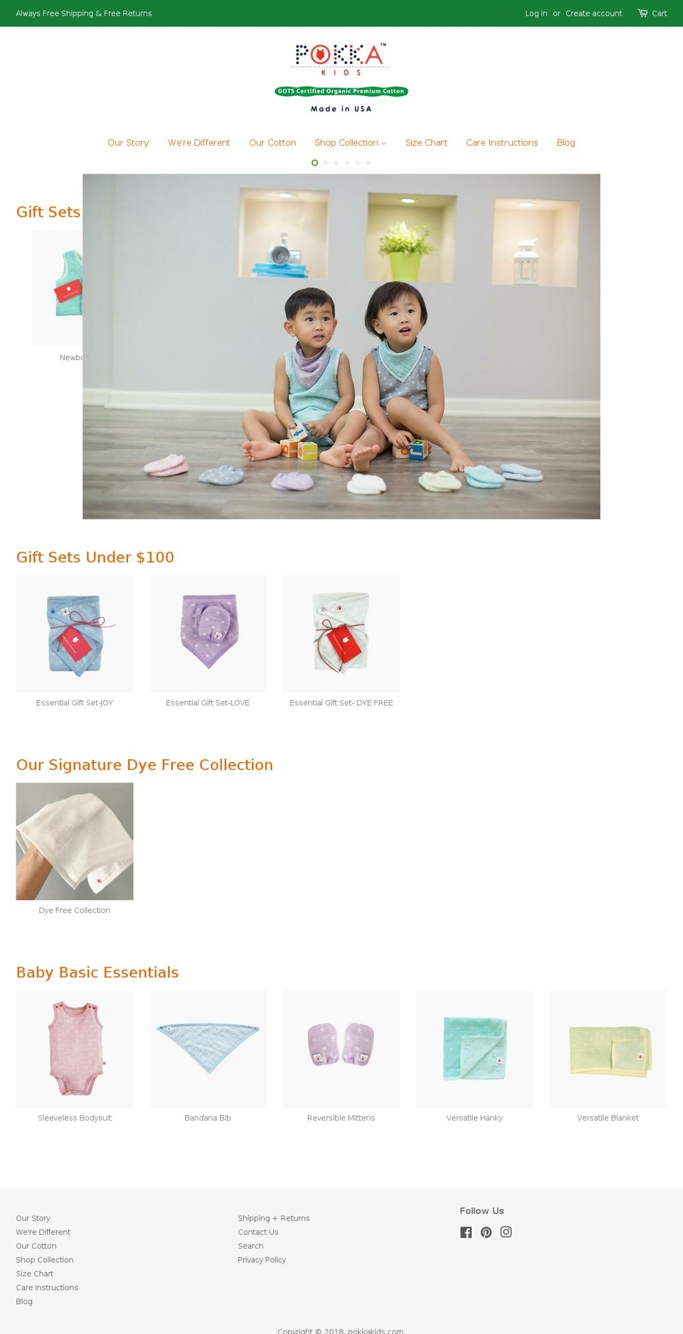 pokkababy.com — Shopify storefront screenshot