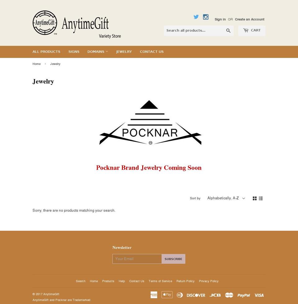 poknar.com shopify website screenshot