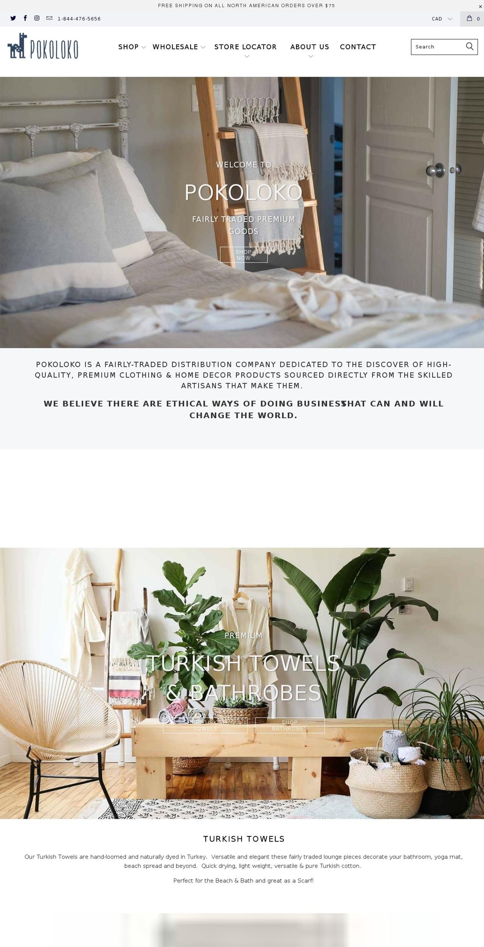 pokolokokreative.com shopify website screenshot