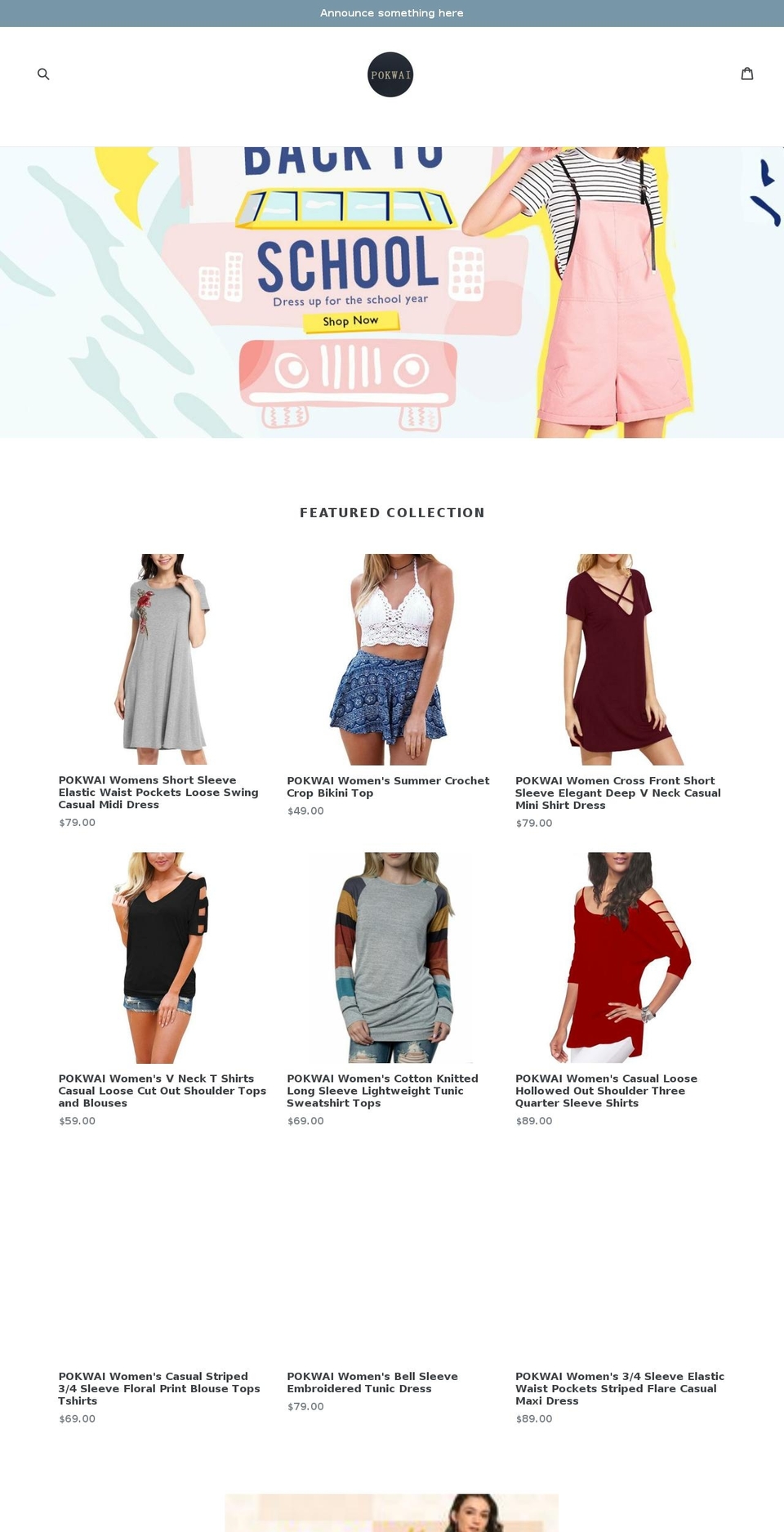 pokwaiboutique.com — Shopify storefront screenshot