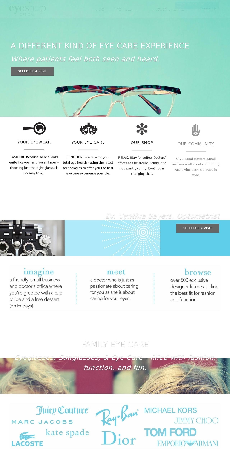 polarisoptometrist.com — Shopify storefront screenshot