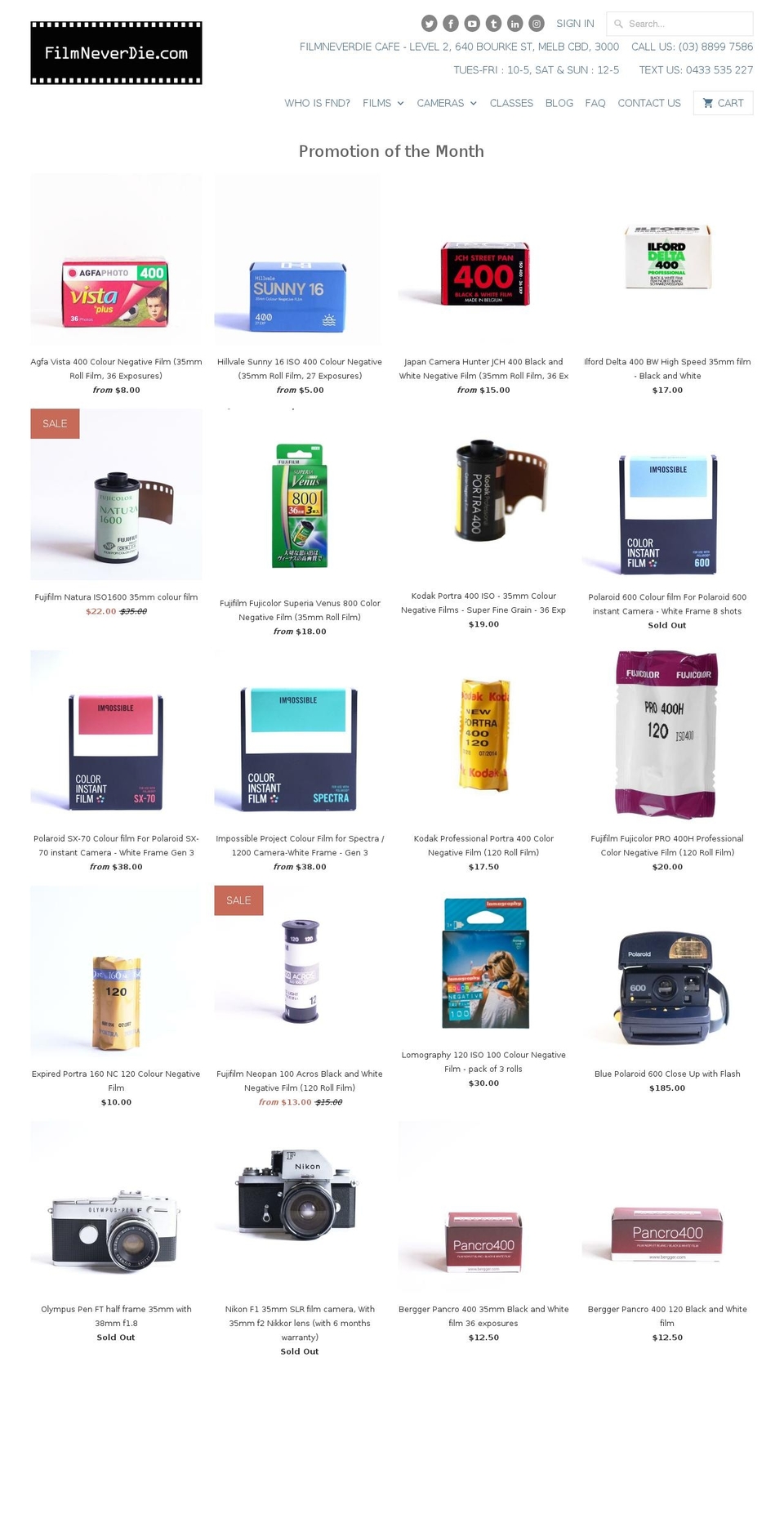 Copy of mobilia 4.4 Shopify theme site example polaroid600films.com