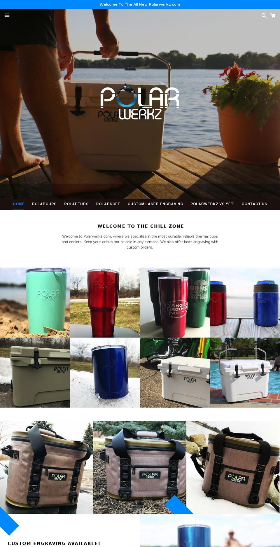 polarwerkz.com — Shopify storefront screenshot