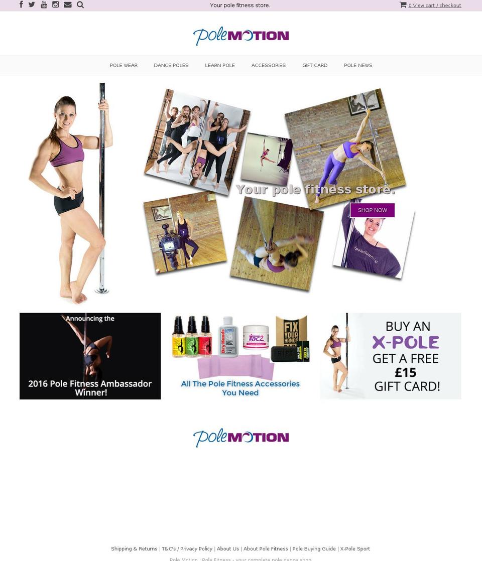 polemotion.com shopify website screenshot