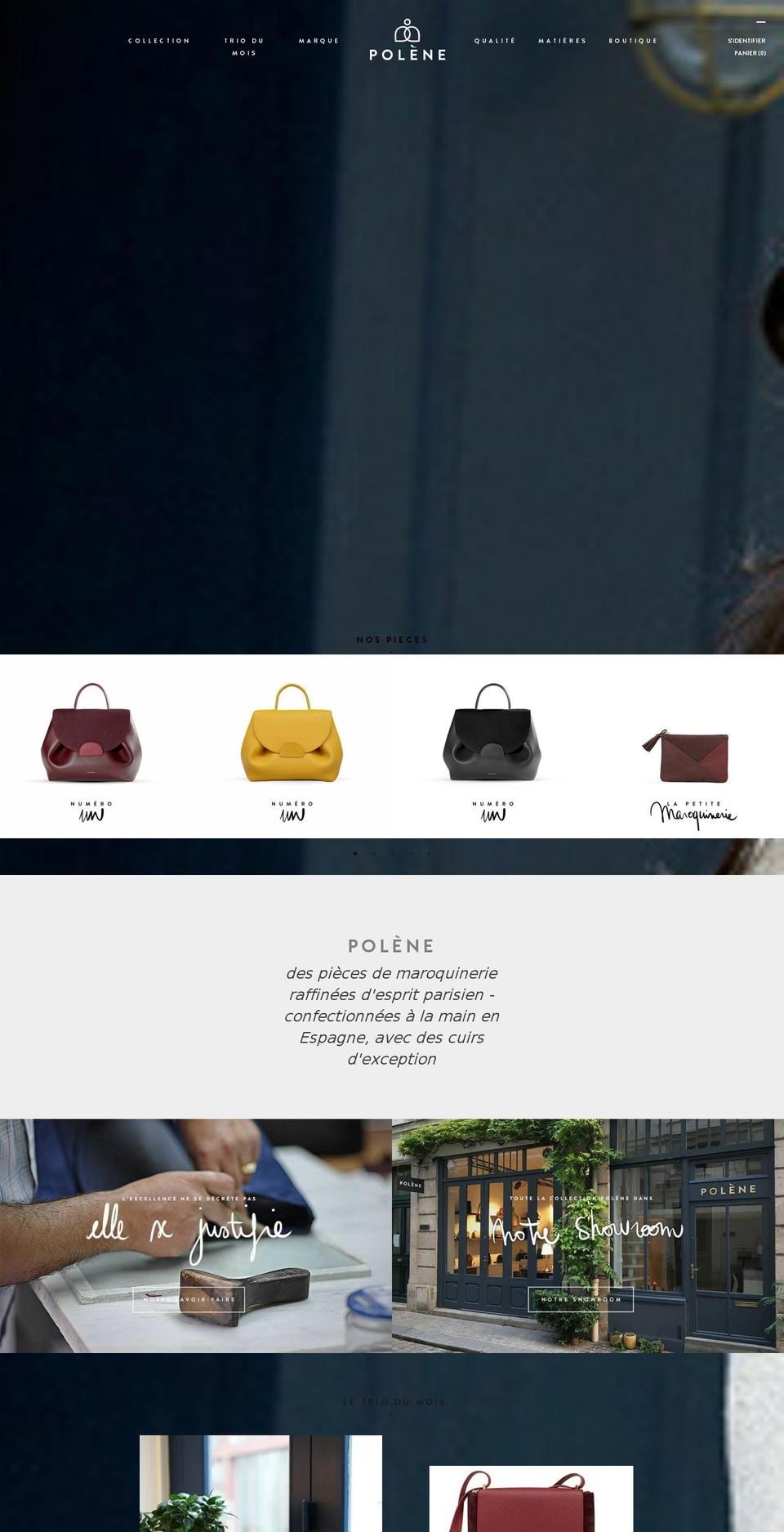 polene-paris.com shopify website screenshot