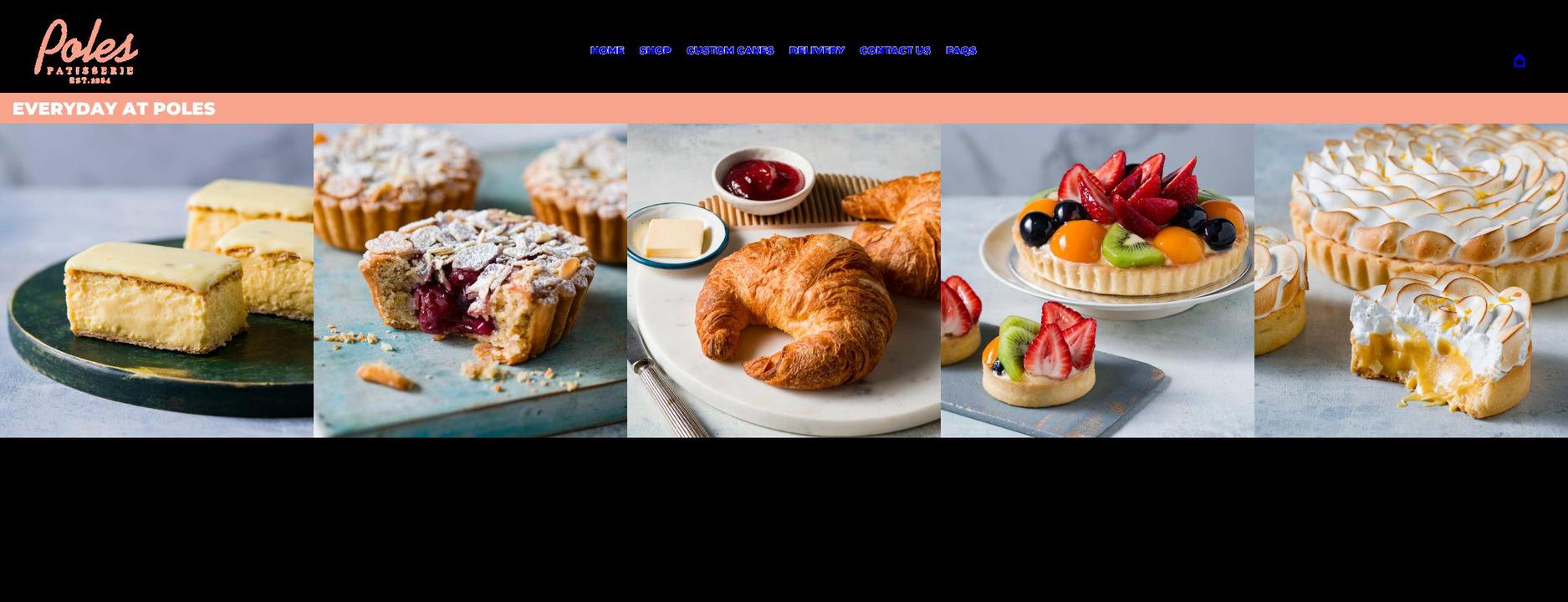 polespatisserie.com.au shopify website screenshot