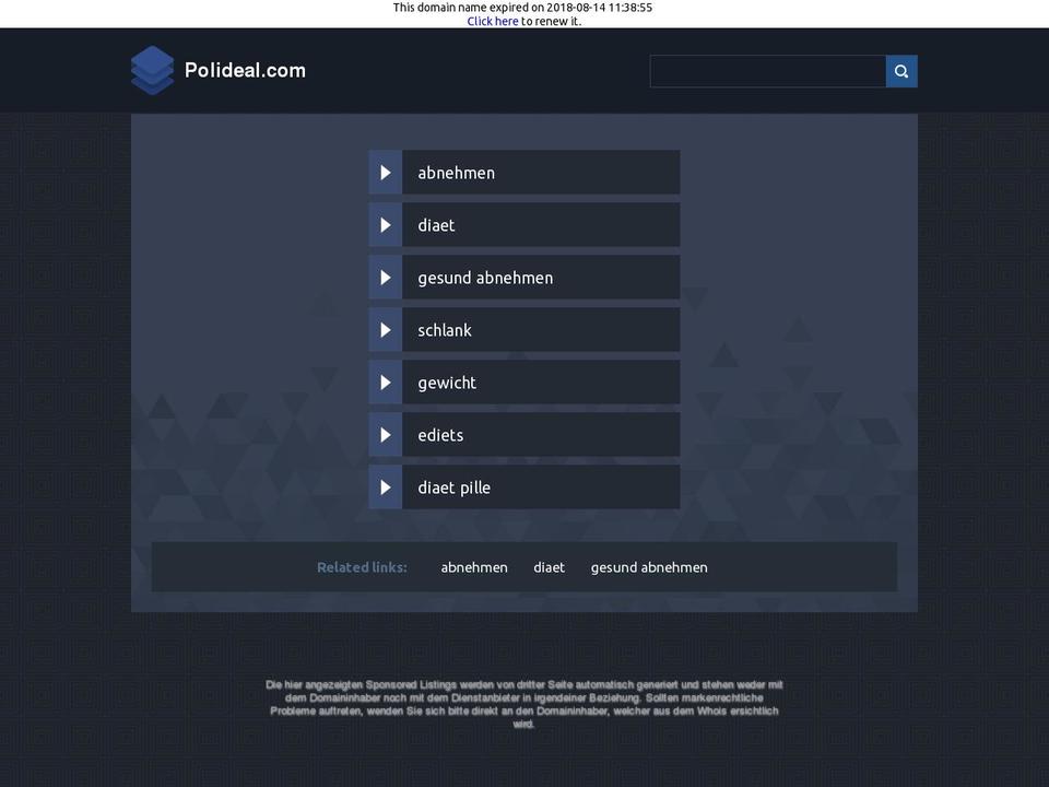 polideal.com — Shopify storefront screenshot