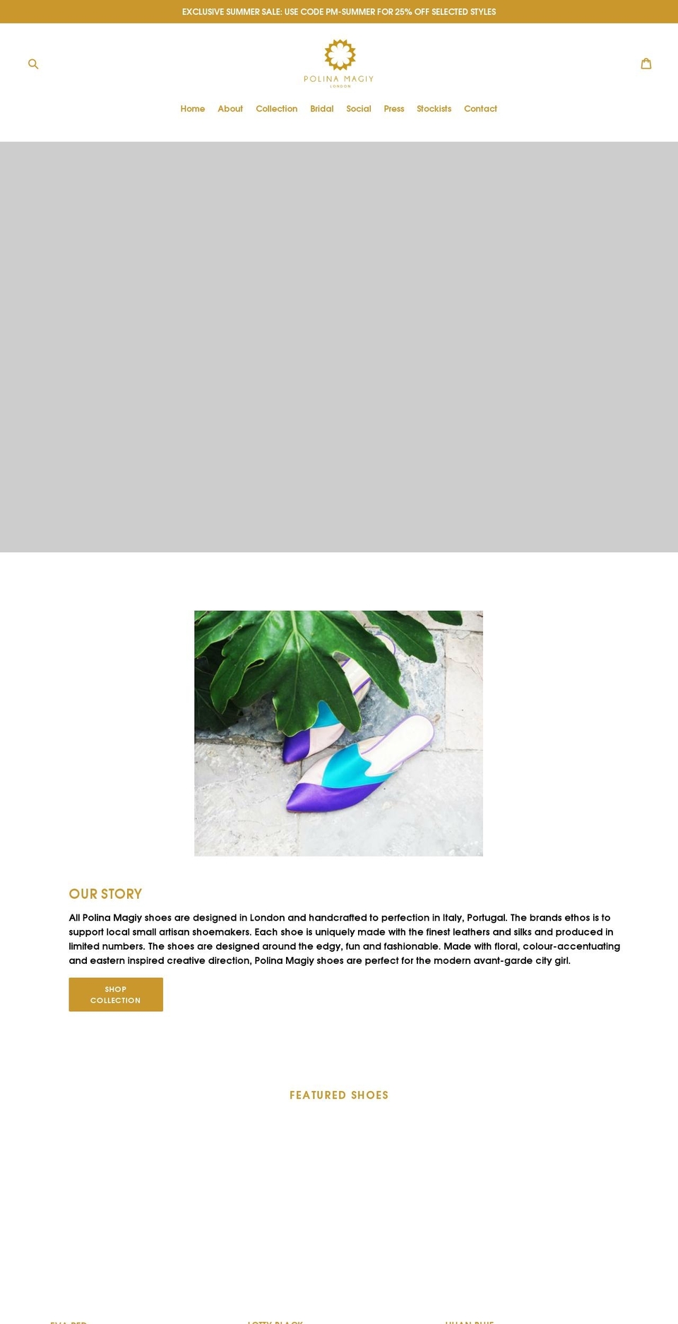 polinamagiy.com shopify website screenshot