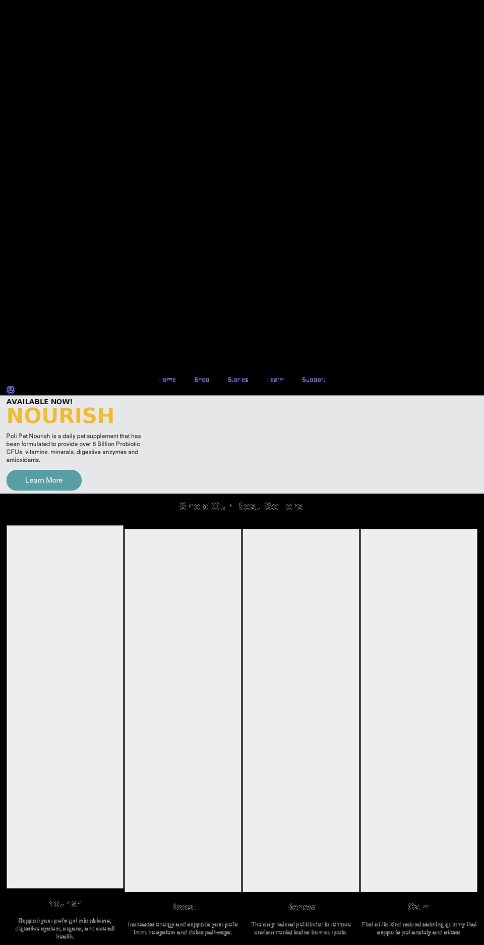 polipetproducts.com shopify website screenshot