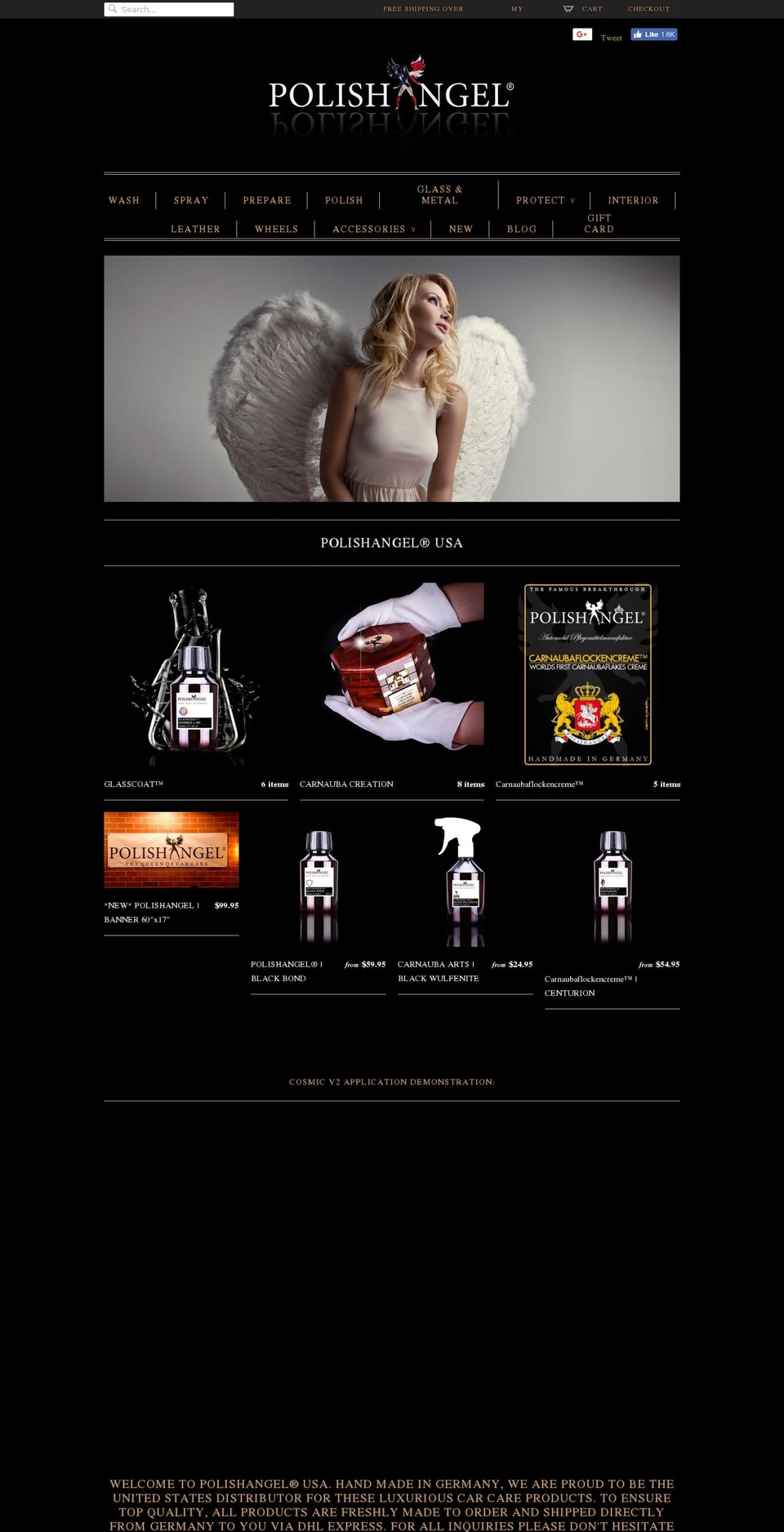 polishangel.com — Shopify storefront screenshot