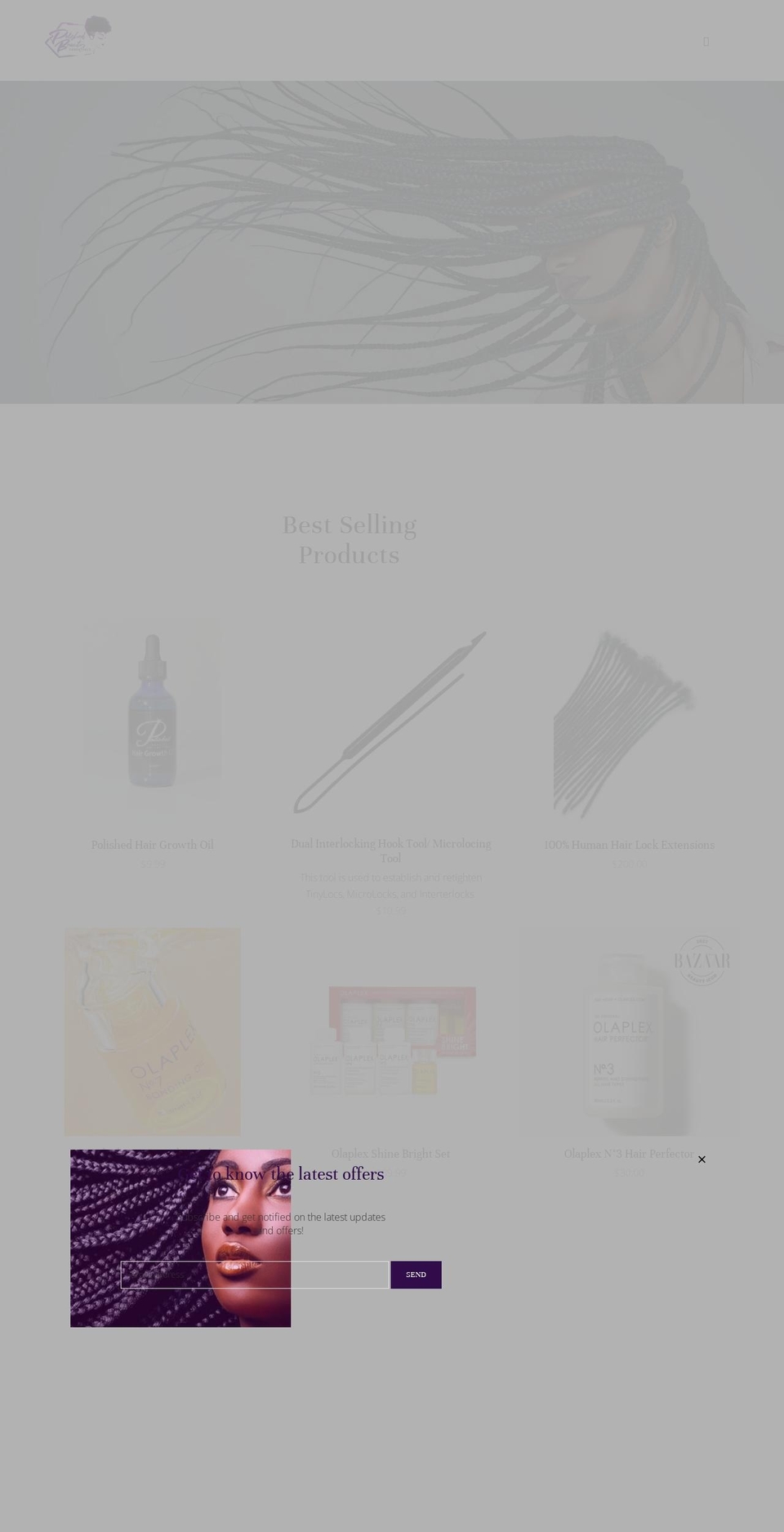 Muhil Shopify theme site example polishedbeautycollection.com