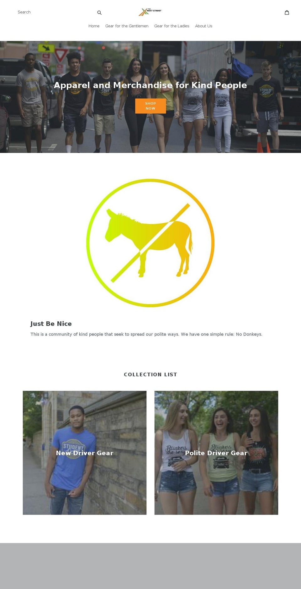 politedriversclub.com — Shopify storefront screenshot