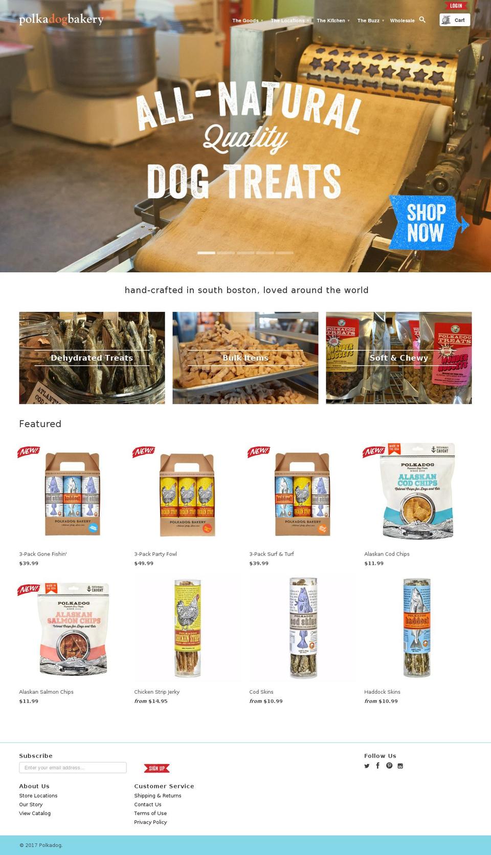 polkadog.com shopify website screenshot