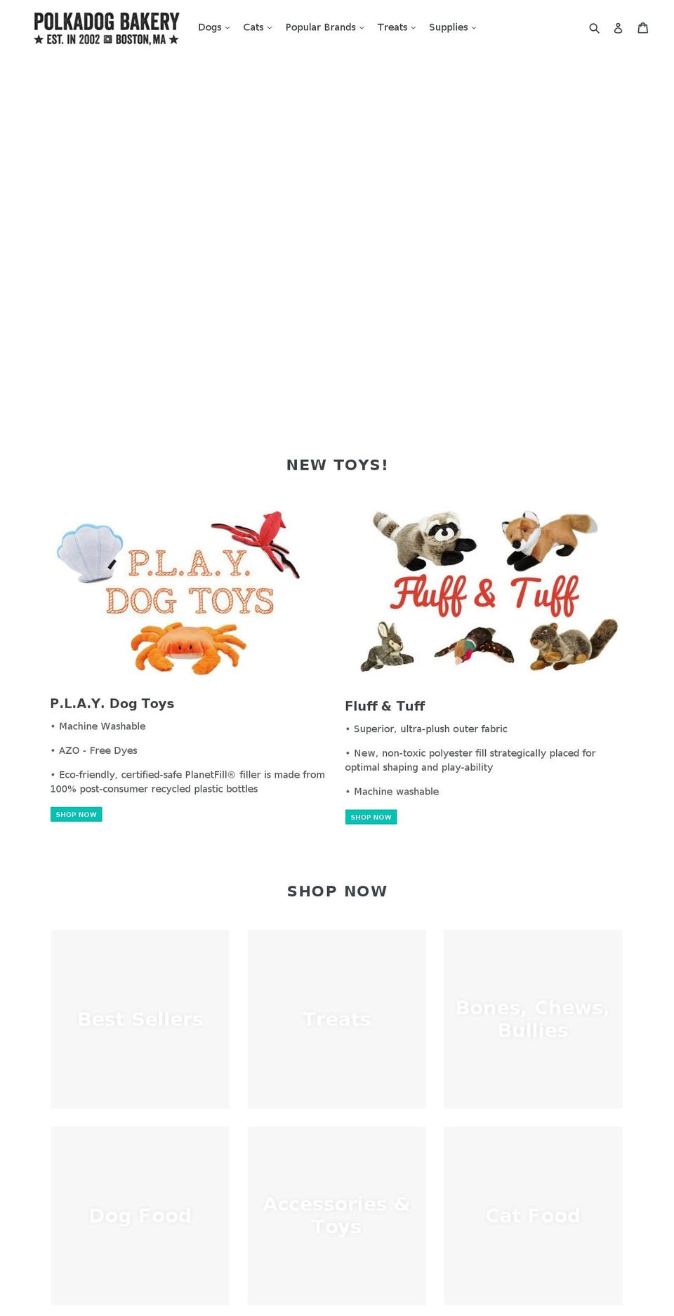 polkadogdelivery.com shopify website screenshot