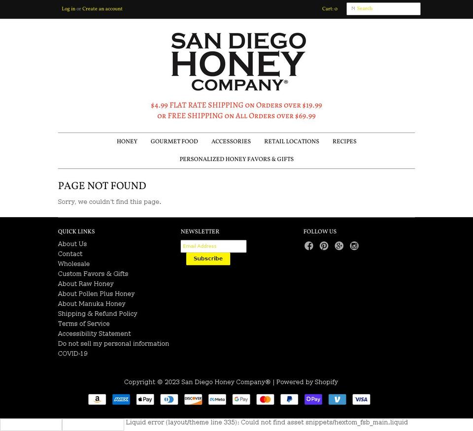 pollenplussocal.com — Shopify storefront screenshot