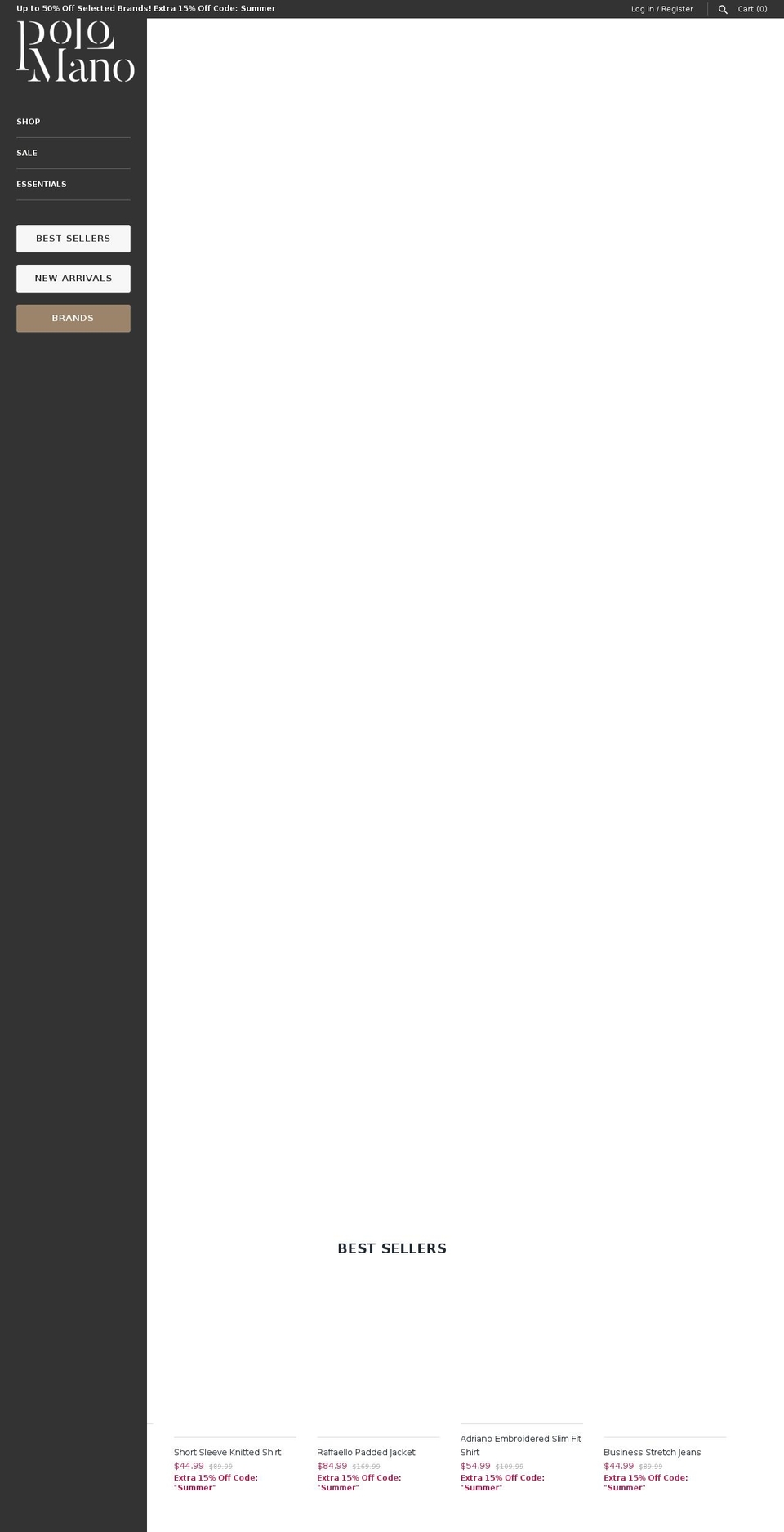 polo-mano.fashion shopify website screenshot