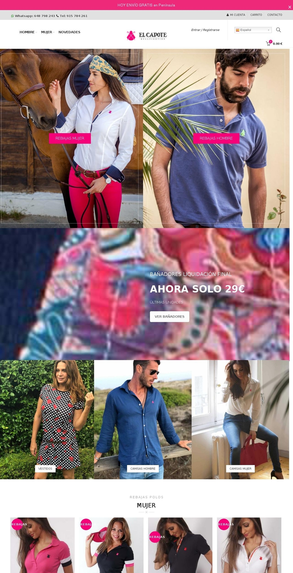 basel-upload Shopify theme site example poloselcapote.com
