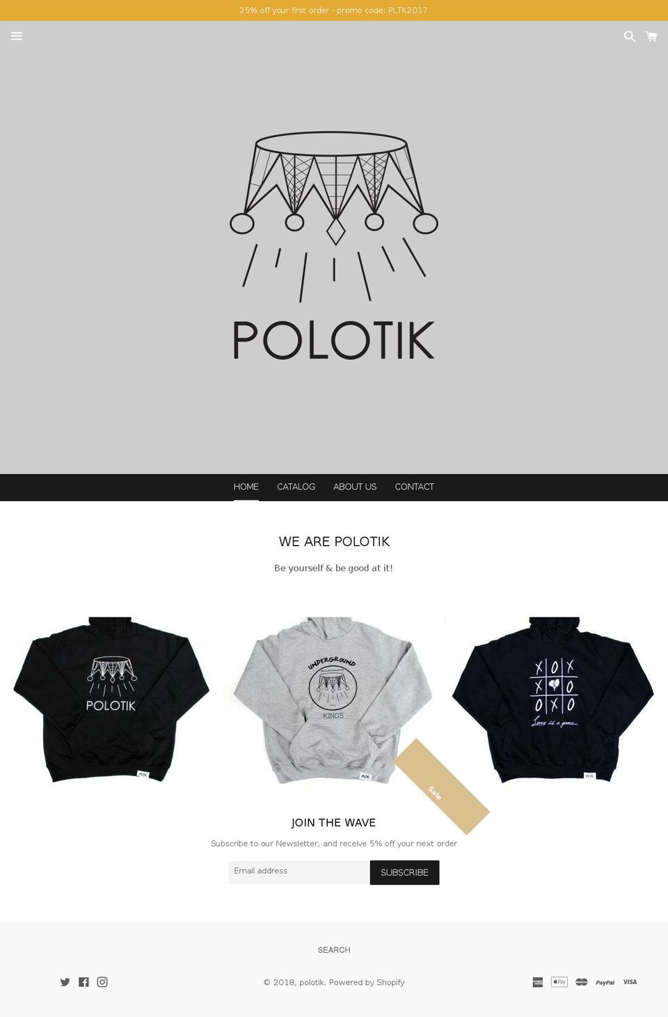 polotik.com — Shopify storefront screenshot