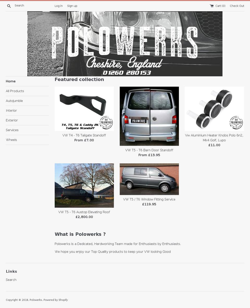 polowerks.com — Shopify storefront screenshot