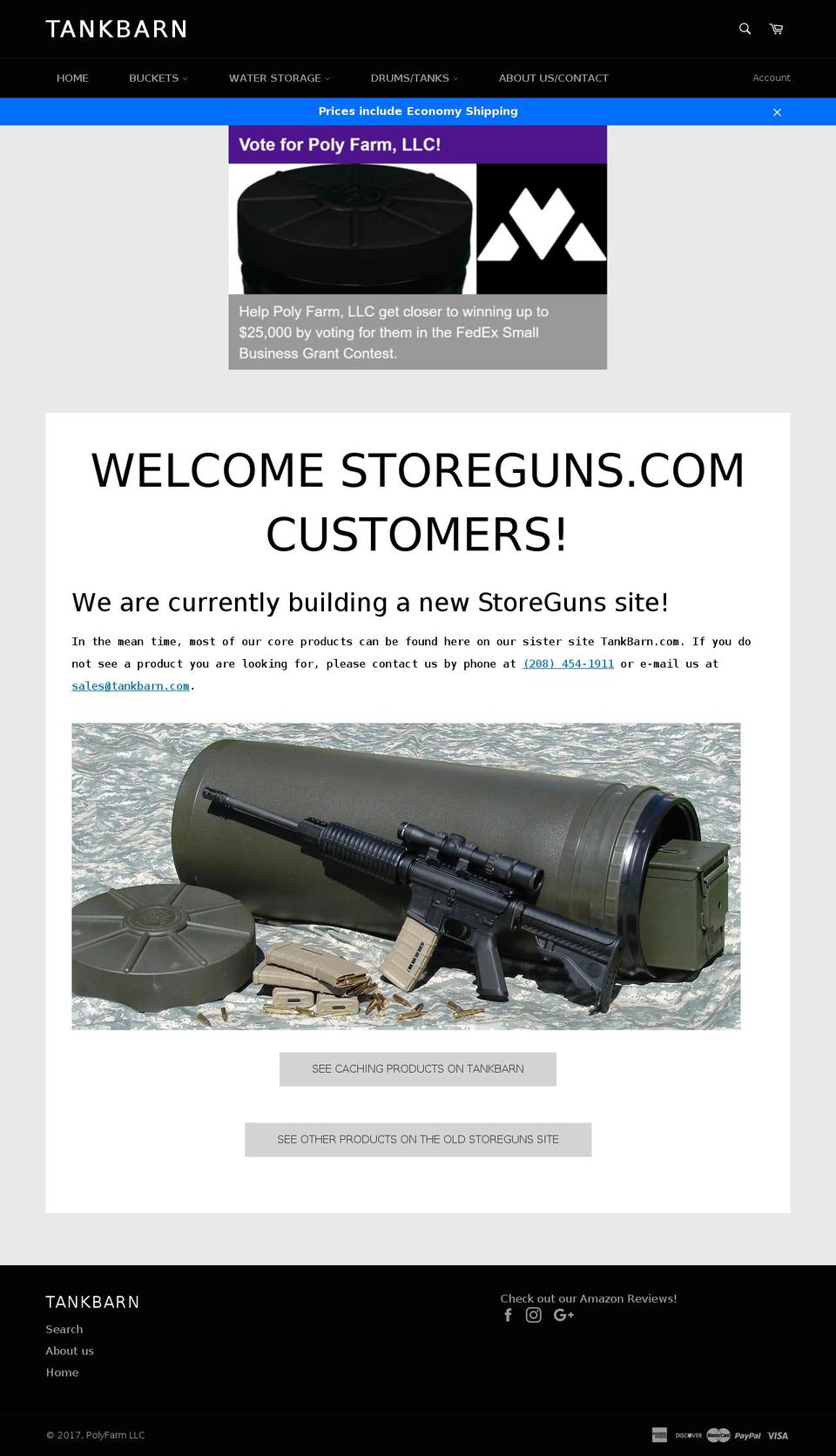 polyfarm.net shopify website screenshot