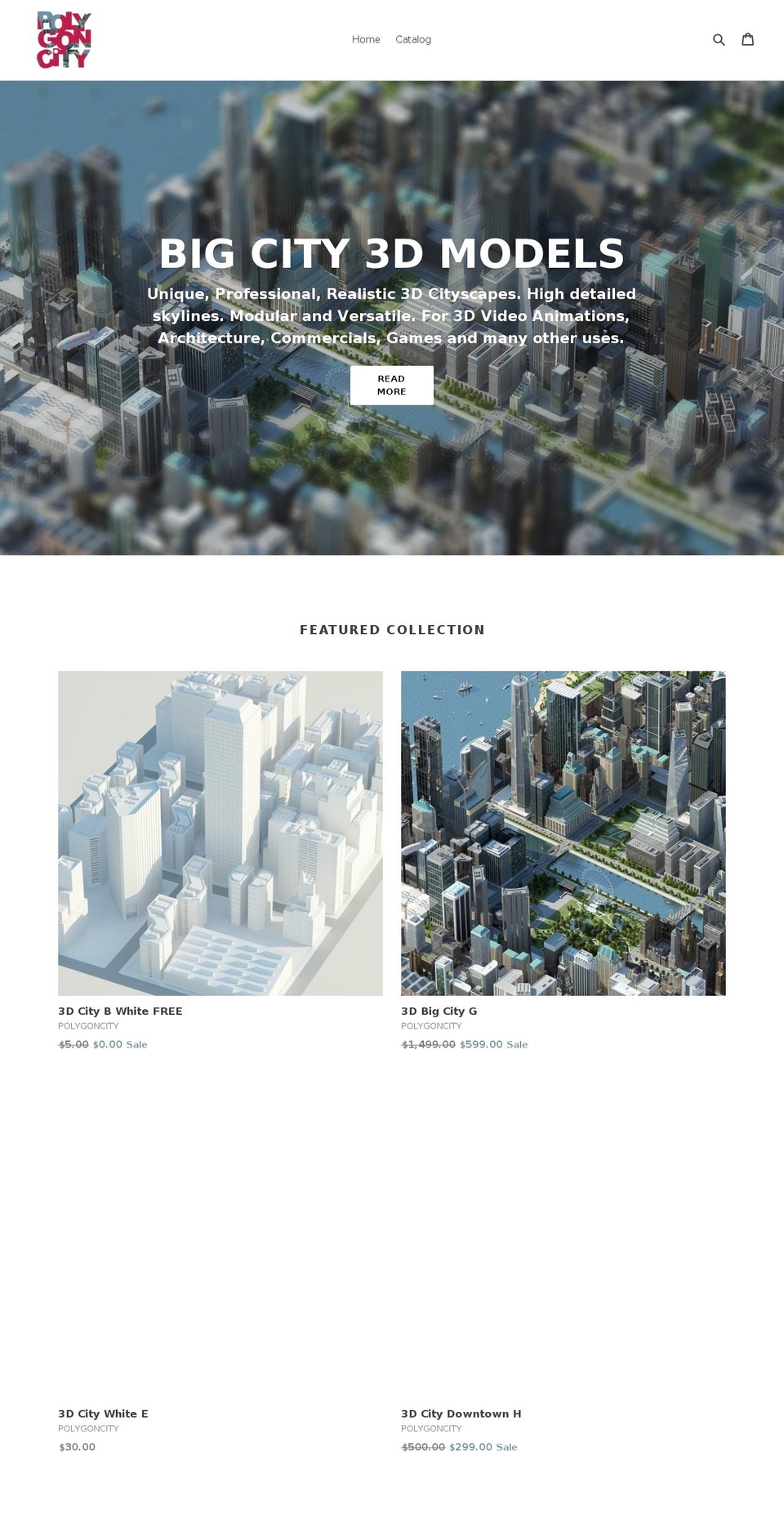 polygoncity.myshopify.com shopify website screenshot