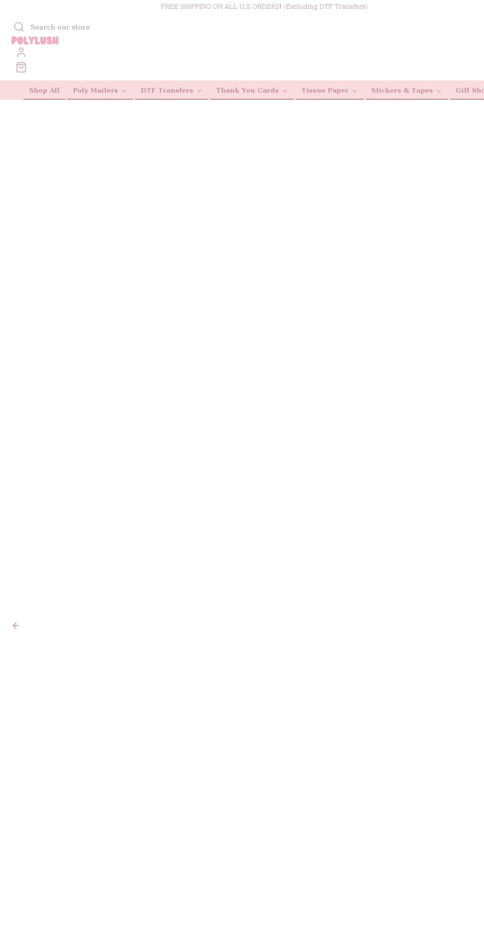 polylush.com shopify website screenshot