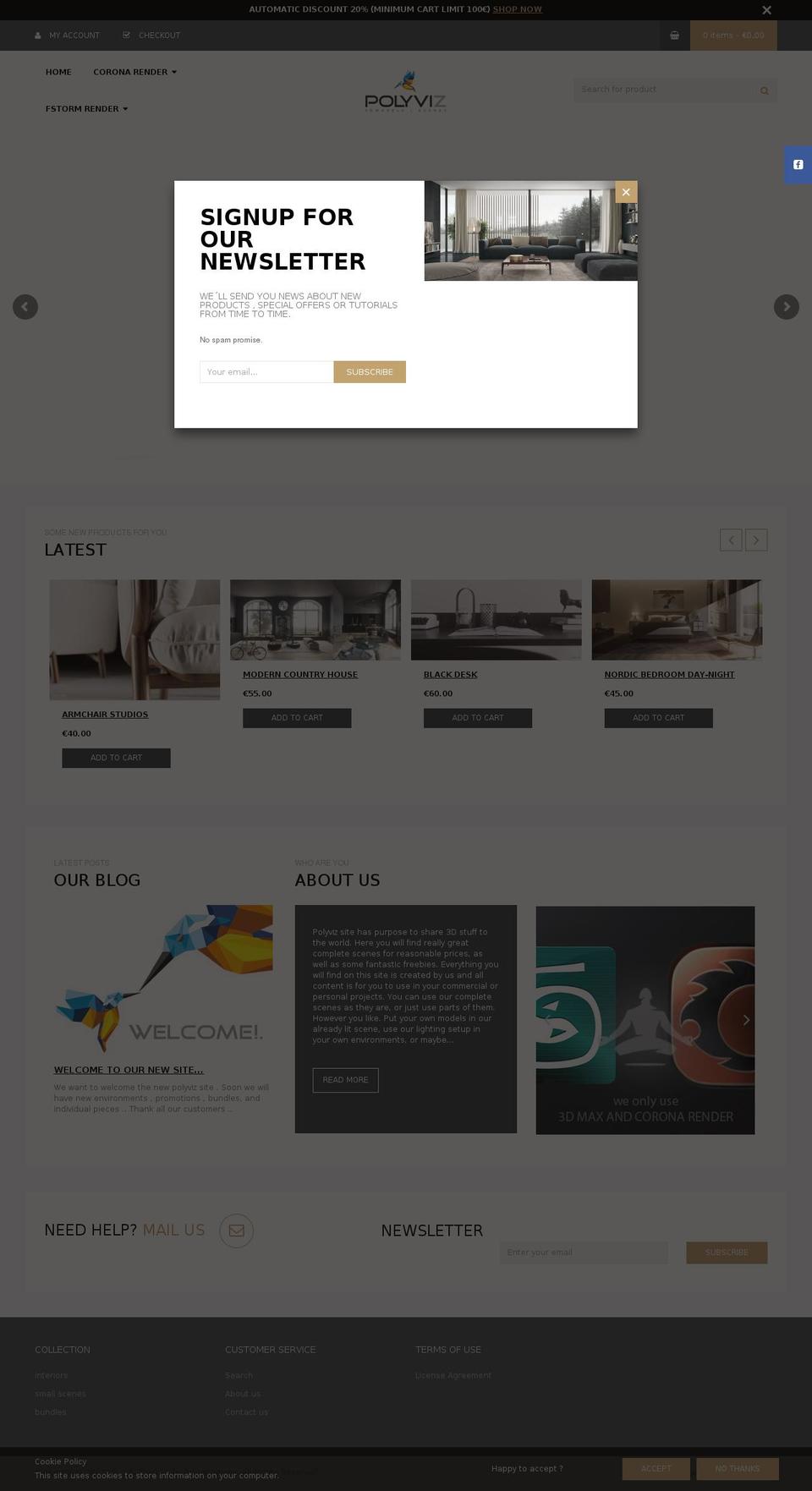 Andaman Shopify theme site example polyviz.com