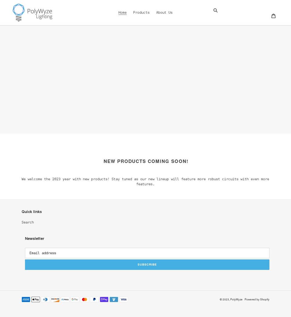 polywyze.com shopify website screenshot