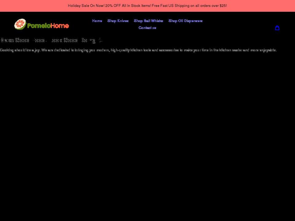 pomeloproducts.com shopify website screenshot