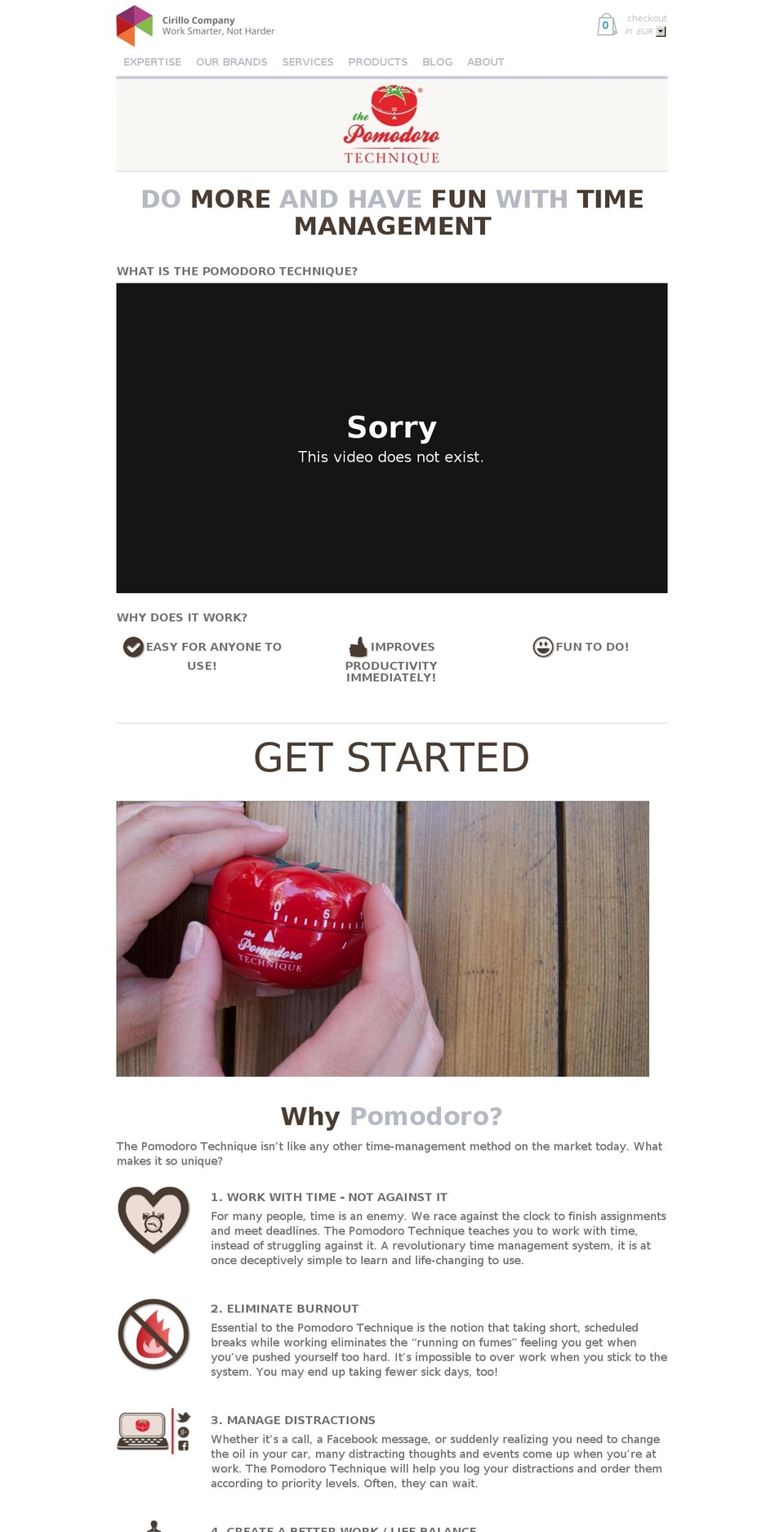 pomodorolifestyle.com shopify website screenshot