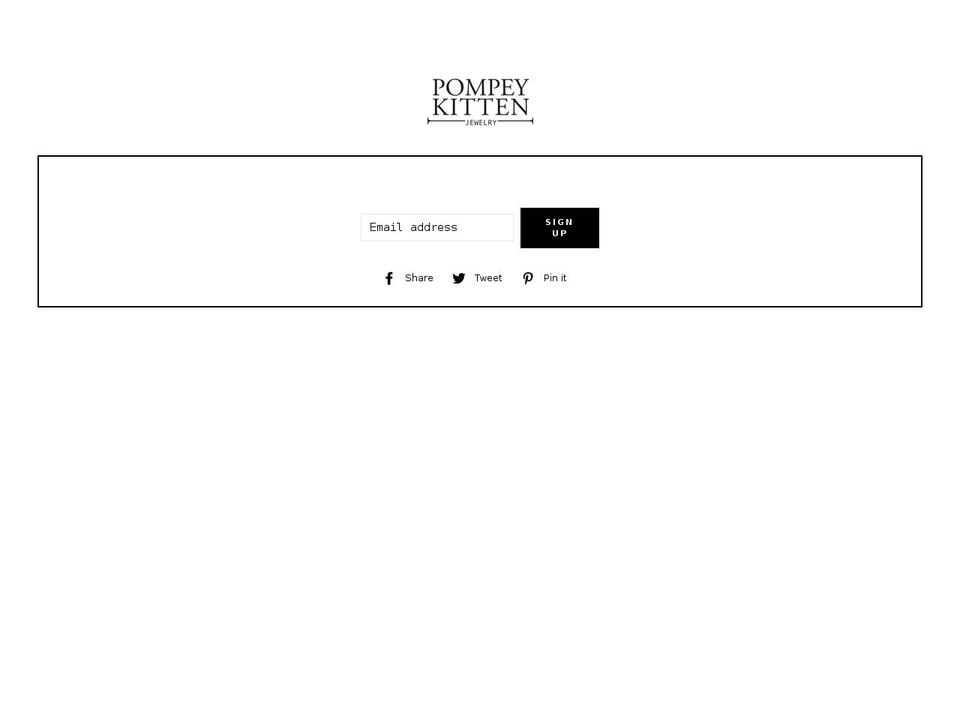 pompeykitten.com shopify website screenshot