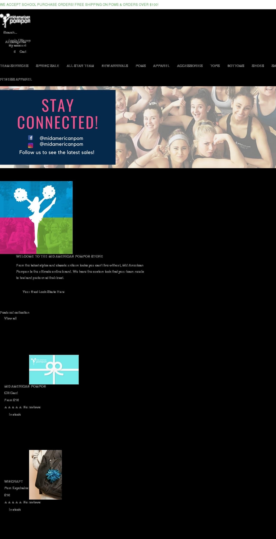 pompon.shop shopify website screenshot
