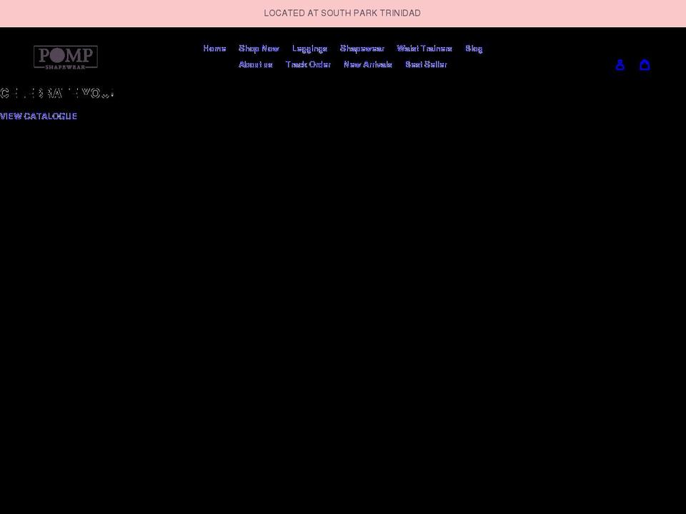 pompshapewear.com shopify website screenshot
