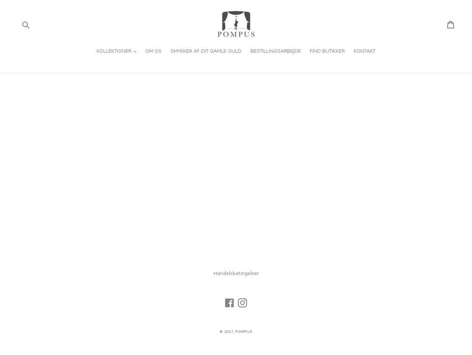 pompus.com shopify website screenshot