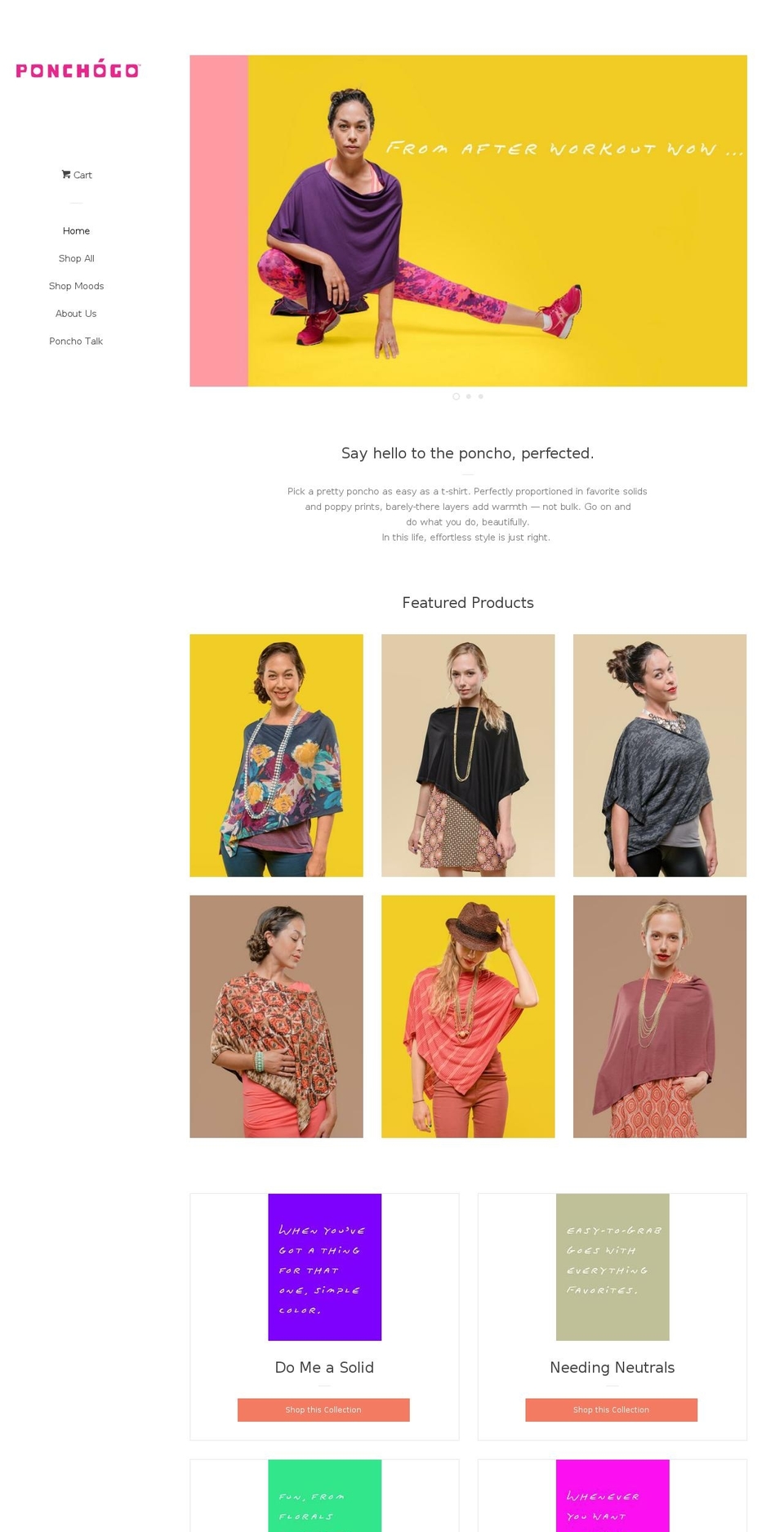 ponchogo.com — Shopify storefront screenshot