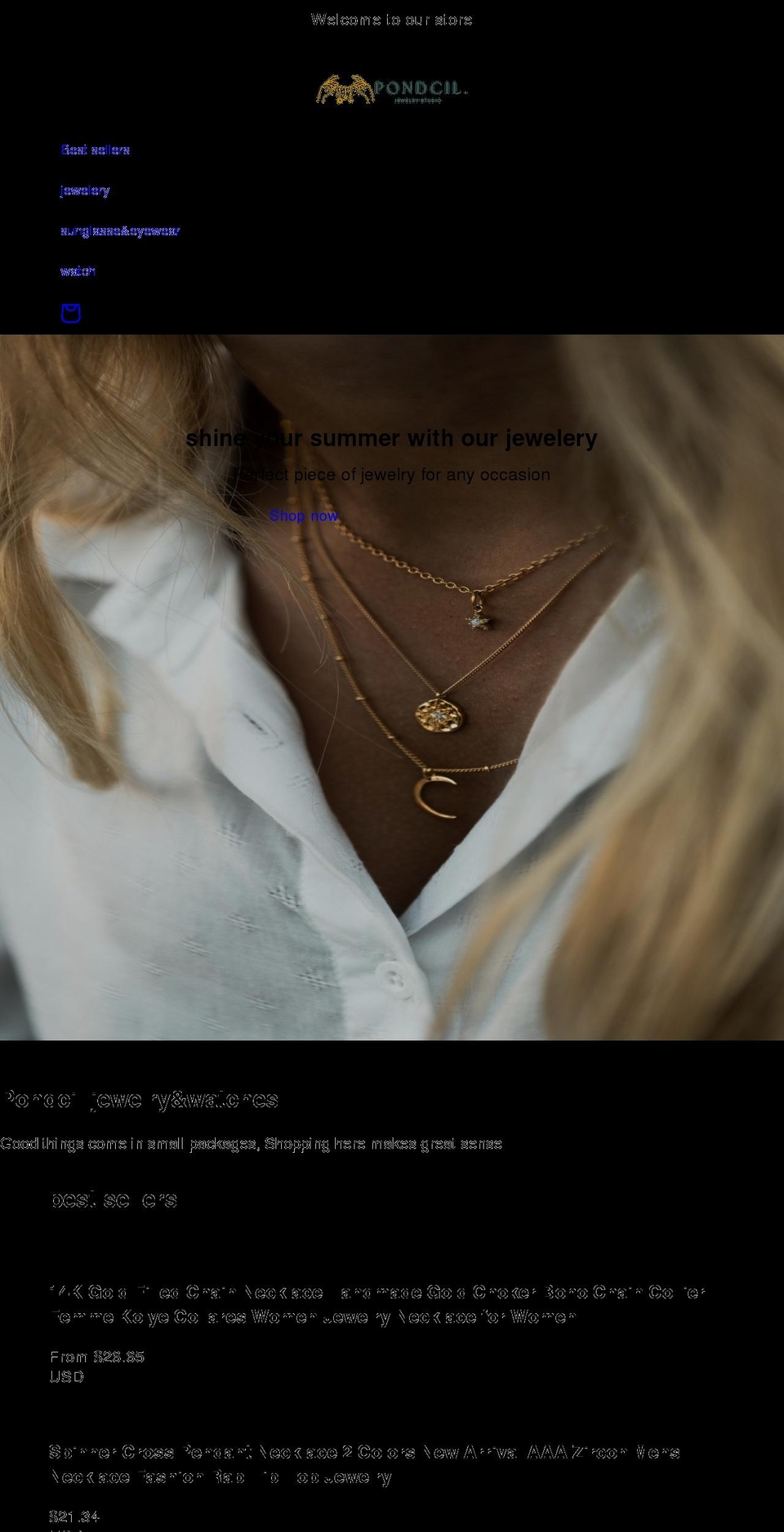 pondcil.com shopify website screenshot