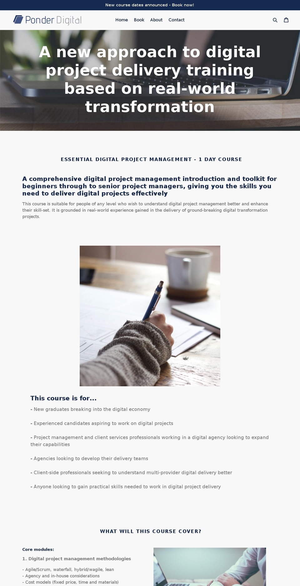 ponderdigital.com — Shopify storefront screenshot