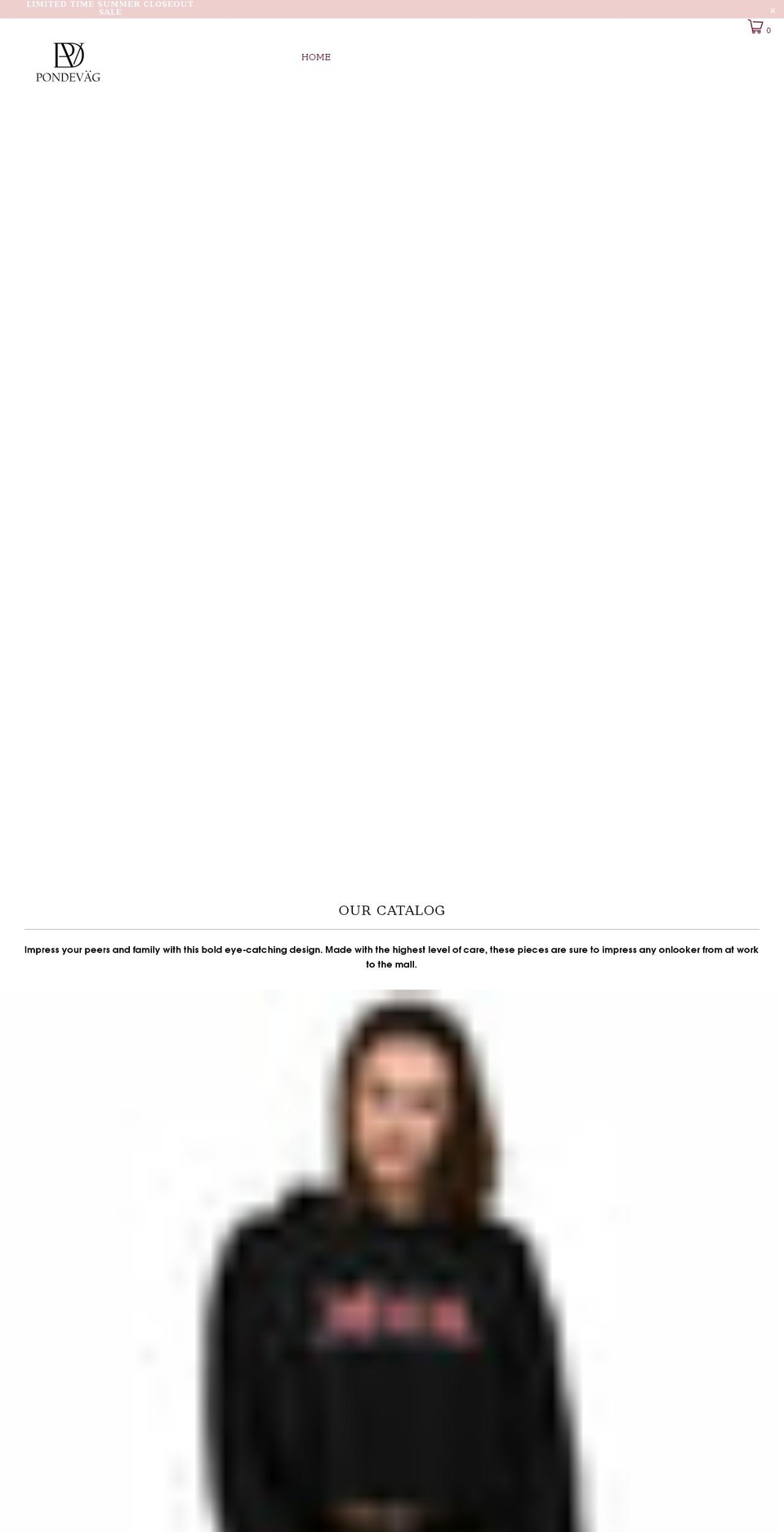 pondevag.com shopify website screenshot